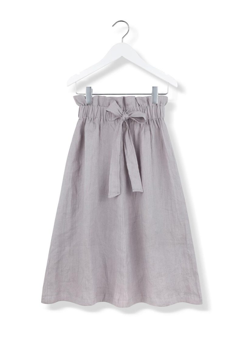 bow skirt grey