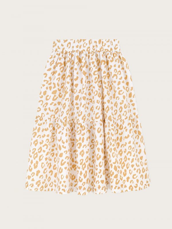 spódnica z falbanami Golden Leopard