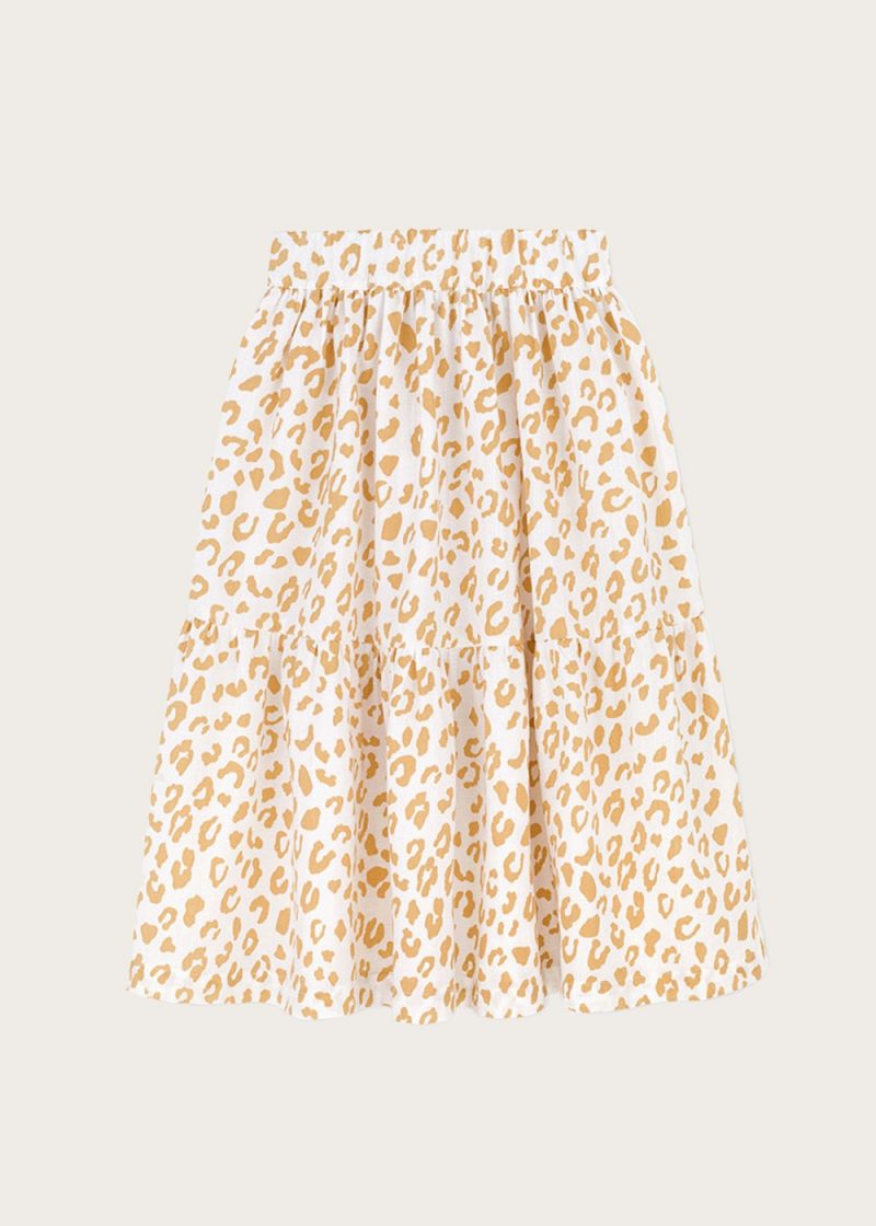 spódnica z falbanami Golden Leopard