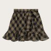 spódnica z falbankami Classic Check Khaki