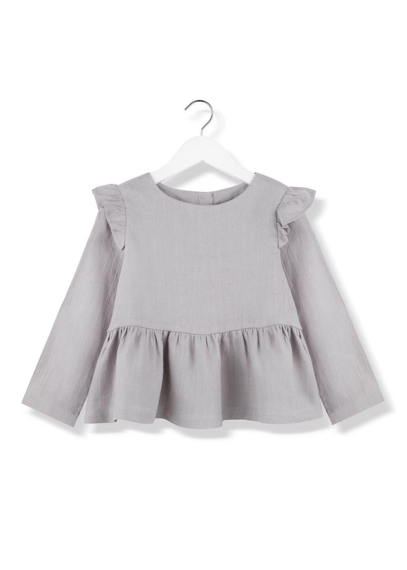 stone frill blouse