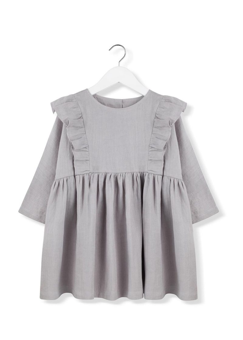 stone frill dress