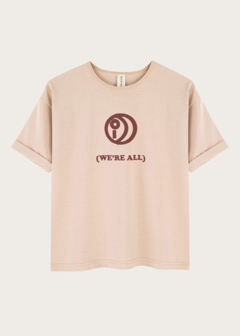 WE ARE ALL Blink Sand T-shirt