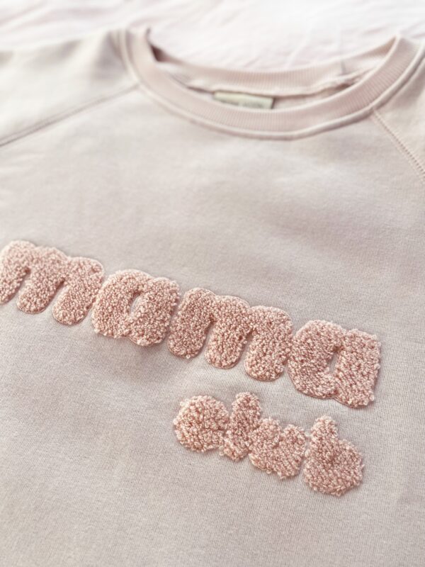bluza mama club, haft chenille