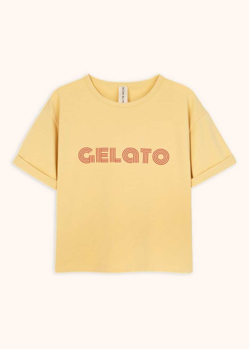żółty t-shirt