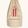 bawełniany worek z nadrukiem Popcorn, popcorn bag
