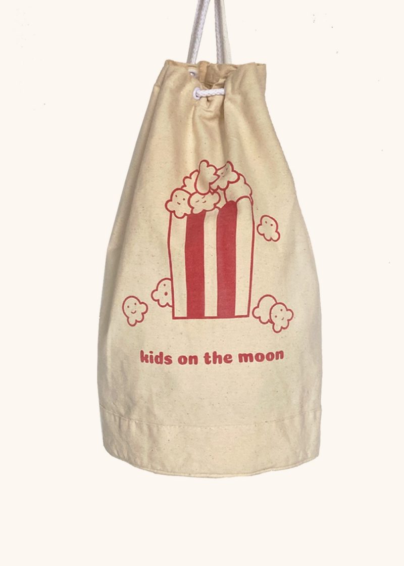 bawełniany worek z nadrukiem Popcorn, popcorn bag