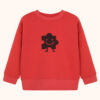 czerwona bluza, klasyczna bluza, bluza dziecięca, bluza bawełniana, bluza z wzroem, red sweatshirt, classic sweatshirt, for kids, cotton sweatshirt