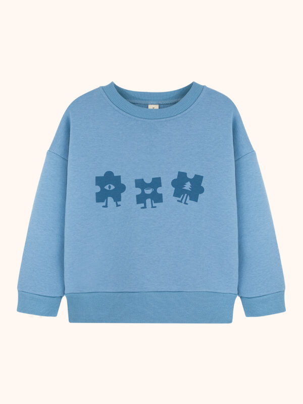 niebieska bluza, bluza bawełniana, bluza we wzory, dziecięca, cotton sweatshirt, for kids, blue sweatshirt