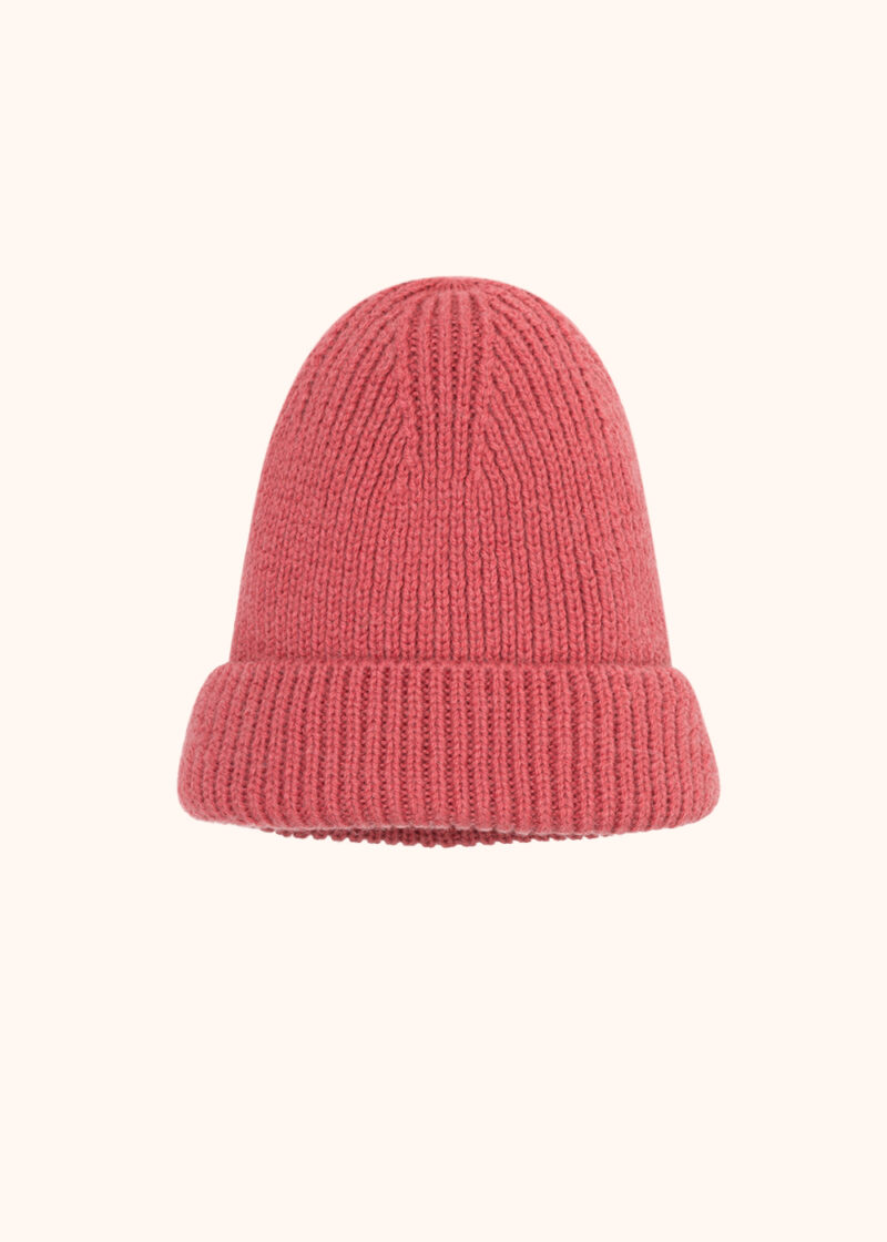 czerwona czapka zimowa, koralowa dziecięca czapka zimowa, wełniana czapka damska, ciepła czapka, rowan beanie, woolen beanie, for kids