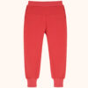 czerwone spodnie, spodnie dziecięce, spodnie dresowe, ciepłe spodnie, spodnie z kieszeniami, spodnie bawełniane, coral bottoms, jersey pants, comfortable bottoms, for kids, cotton pants