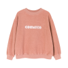 bluza frotte, dla dzieci, różowa bluza, bluza z napisem, pink sweatshirt, organic cotton sweatshirt, for kids