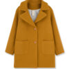 płaszcz, wełniany płaszcz, ochra, dla dzieci, ochre coat, wool coat, for kids