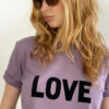 fioletowy t-shirt , damski, bawełniany, bawełna