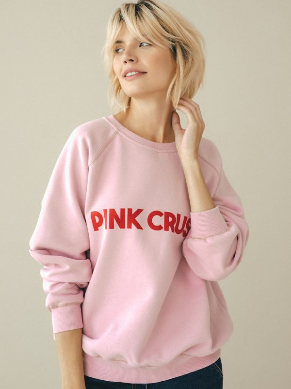 różowa bluza damska, pink crush, bawełna, bawełniana, polska marka