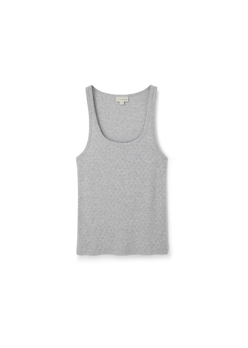 szara podkoszulka damska, tanktop, 1005 bawełna, polska marka