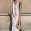 sukienka damska na ramiączkach, slip dress, srebrna, silver moon, ecru, na wesele, ślub, na lato, długa, polska marka, sexy