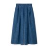 denimowe kuloty, z denimu, jeansowe, szerokie, na gumkę, z jeansu, dżinsowe, luźne, damskie, polska marka, by the moon